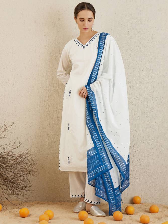 2477 Indo Era Designer Cotton Printed Kurti With Bottom Dupatta Wholesale Shop In Surat
